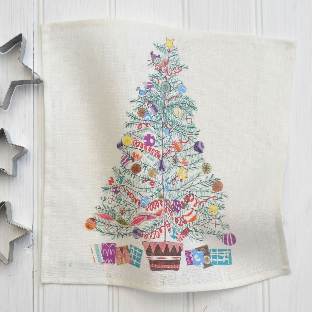 christmas tree napkin