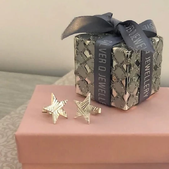 Silver Star Earrings