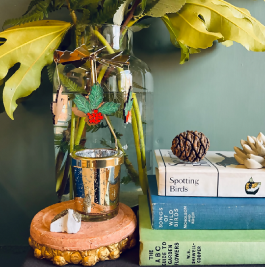 Holly Candle Carousel