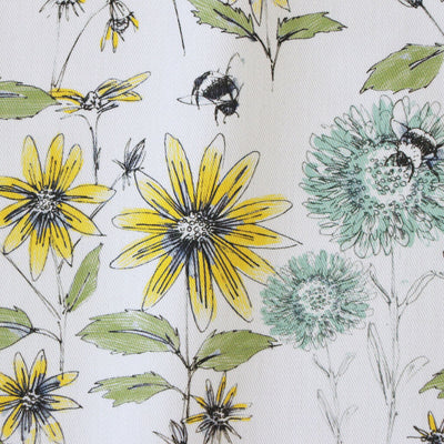 Seed Home Designs Bumblebee and Flora Soft Furnishing Fabric