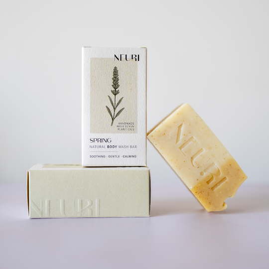 Spring Lavender & Chamomile Body Wash Bar with Colloidal oatmeal