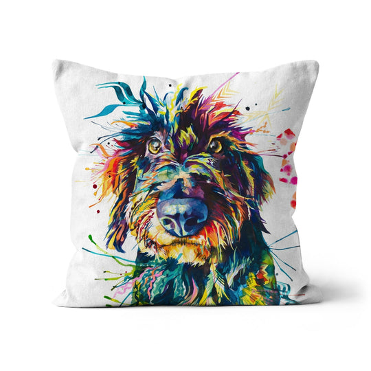 Eddie the Wirehaired Dachshund Cushion
