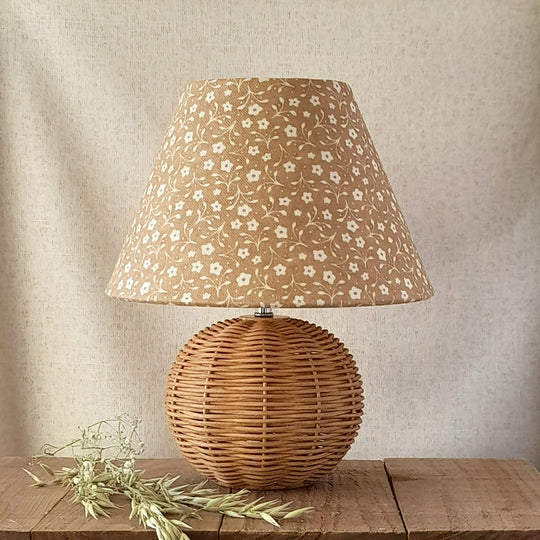 Milly Linen Conical Lampshade in Nutmeg