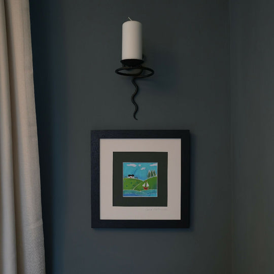 A Sea View Hand Dyed Batik Painting