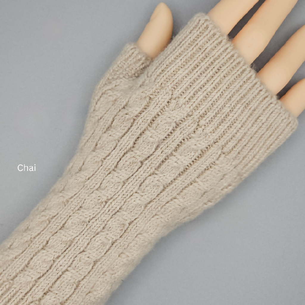 Alpaca Wrist Warmers - No Dye's, Multiple colours