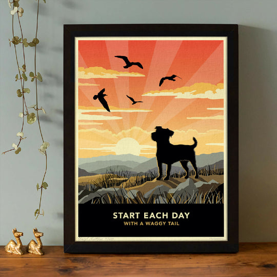 JACK RUSSELL ‘WAGGY TAILS’ LIMITED EDITION ART PRINT