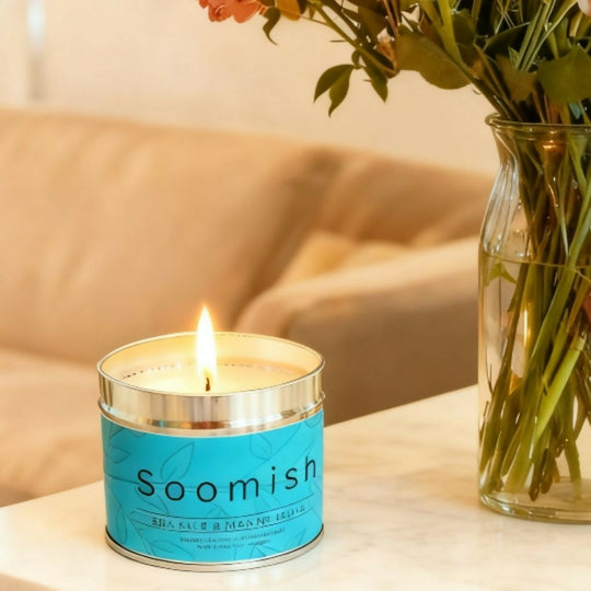 Sea Salt & Marine Flora Tin Candle