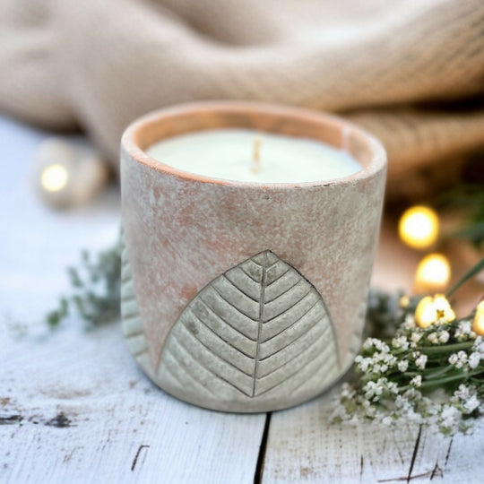 Large Reuseble Garden Candle with Essential Oils