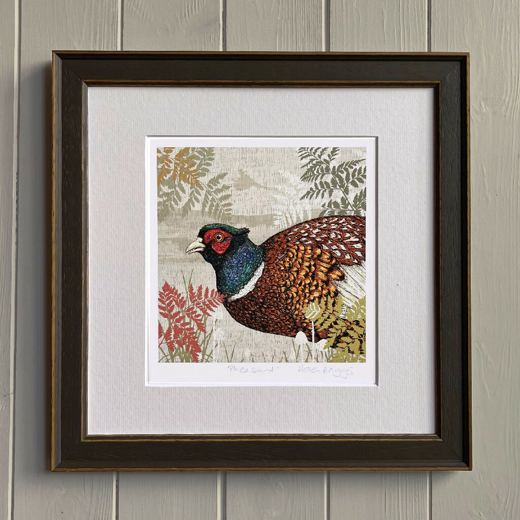 Pheasant - Signed and Mounted Giclée Art Print