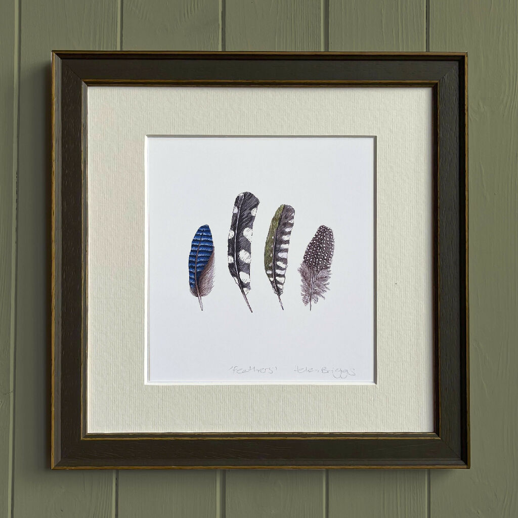 Feather - Signed and mounted Giclée Art Print