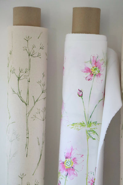 Anemone in Bloom Soft Furnishing Fabric