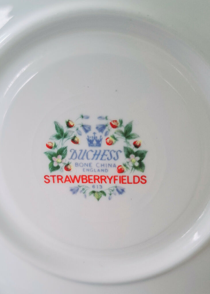 Blue Bell Broken China Pendant