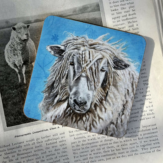 Baa-bara Cotswold Sheep Coaster