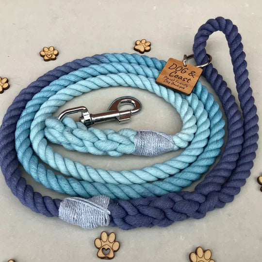 Cotton Rope Lead - Ocean Waves