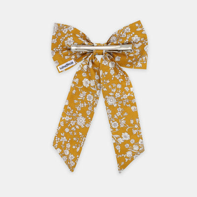 Liberty Bow Hair Clip - Summer Blooms B Print | Country Living Marketplace