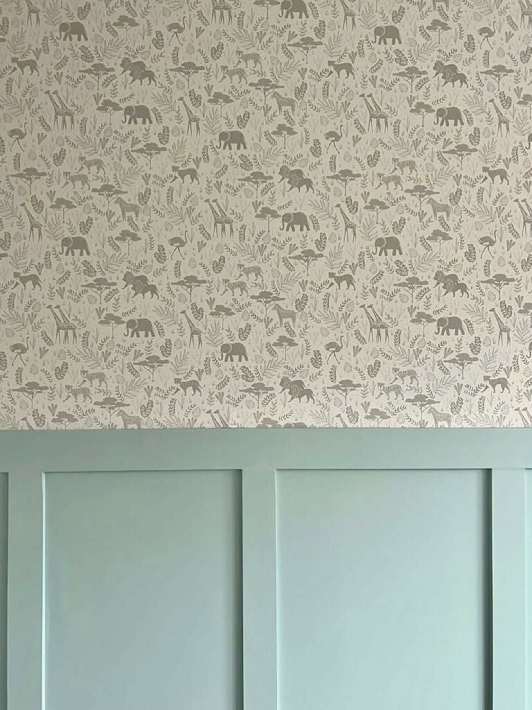 Wild Safari Wallpaper Wall Panelling