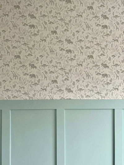 Wild Safari Wallpaper Wall Panelling