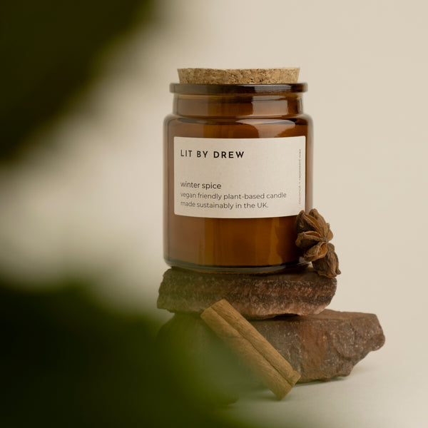 Winter Spice - Natural Wax Candle - Medium