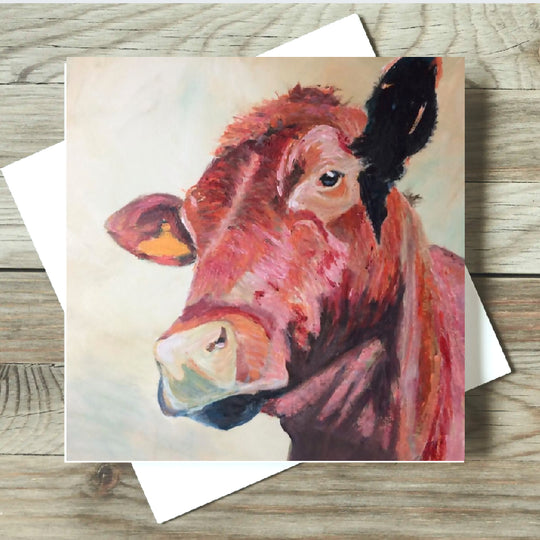 Lincoln Red Cow Card