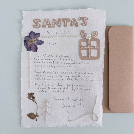 Personalised Santa’s Nice List Letter