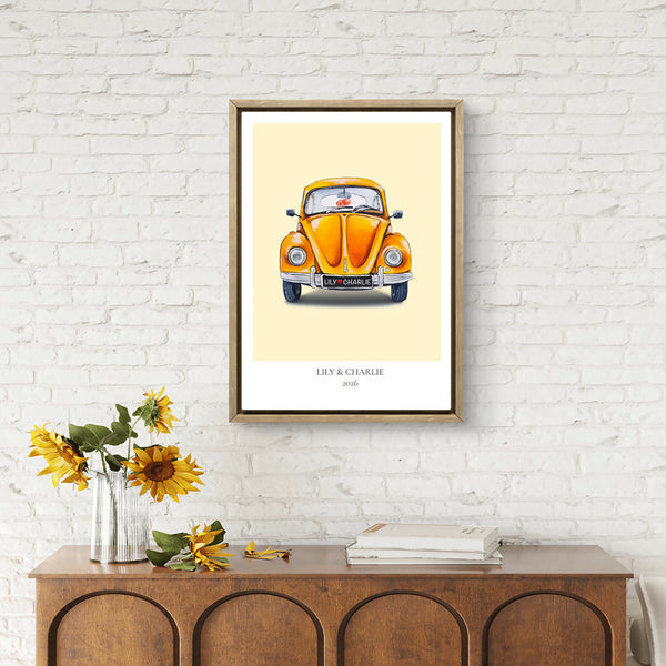 Personalised Anniversary Print – LOVE BUG