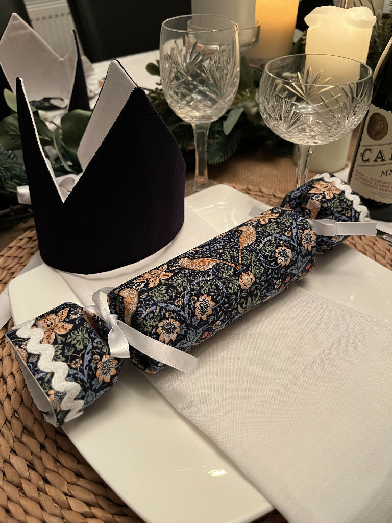 Luxury Velvet Christmas Cracker Hats/Crowns Eco and Reusable - 8 Colours