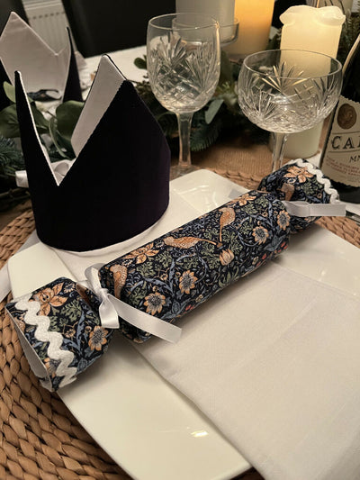 Luxury Velvet Christmas Cracker Hats/Crowns Eco and Reusable - 8 Colours