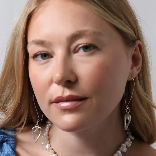 Heart Dangle Earrings