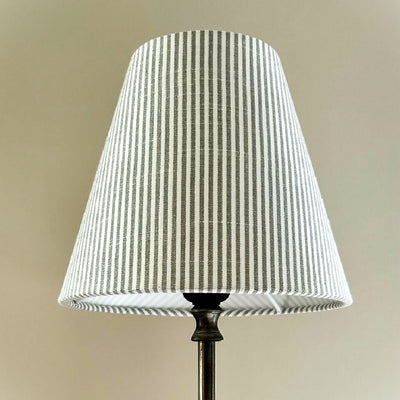 'Pinstripes Grey' Lampshade