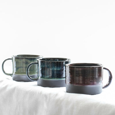 Stoneware Mug Storm Waterfall