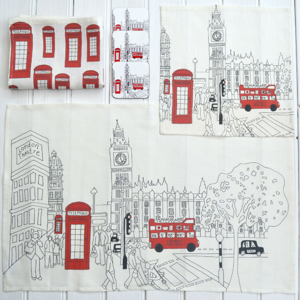 London Westminster Linen Tea Towel