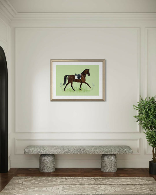 Dressage Horse Print "Elegance" - Country Collection