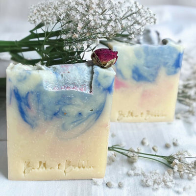 Soap Bar with Rose Geranium Essential Oil Small and Large Size
