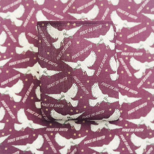 Peace on Earth Christmas Linen Napkins