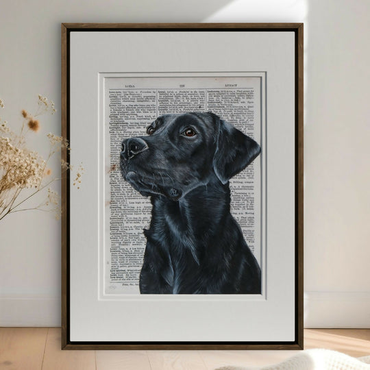 The Labrador - Loyal Lunatic - Mounted Gicleé Print