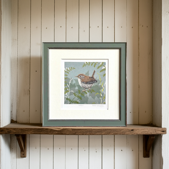 English Wren -Signed and mounted Giclée Art Print
