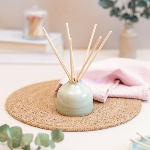 Refillable Ceramic Diffuser in Sage Green