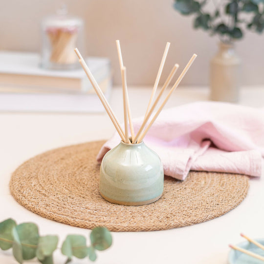 Refillable Ceramic Diffuser in Sage Green