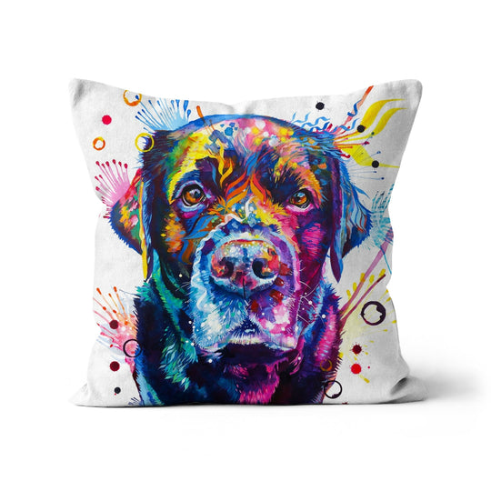 Beckett the Black Lab Cushion