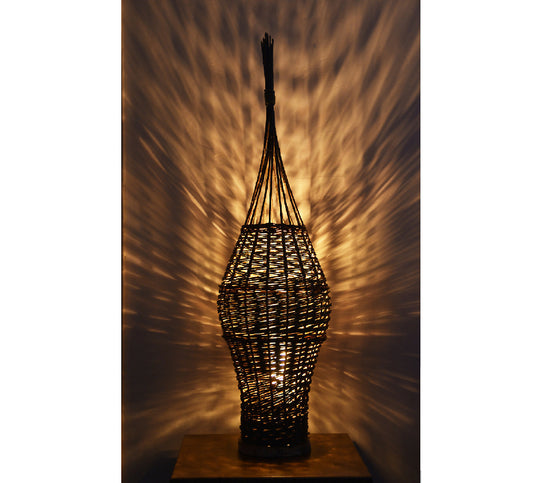 "Autumn Light" Lamp in Mixed Willow