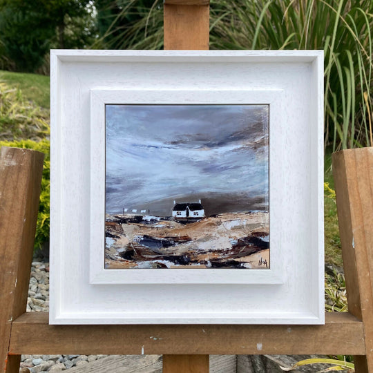 'Blustery Days’ | Framed Scottish Highlands Bothy Wall Art