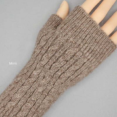 Alpaca Wrist Warmers - No Dye's, Multiple colours