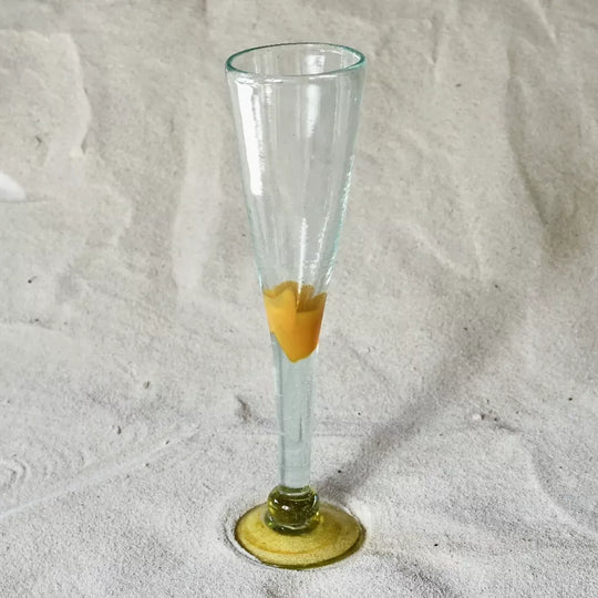 Blown Glass Champagne Flute