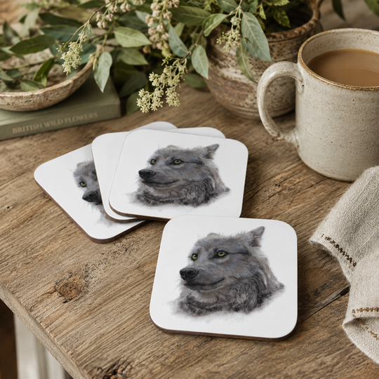 Wolf Coasters (Set of 4)