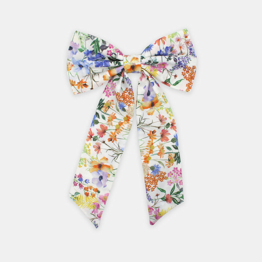 Liberty Bow Hair Clip - Purley Meadow Print