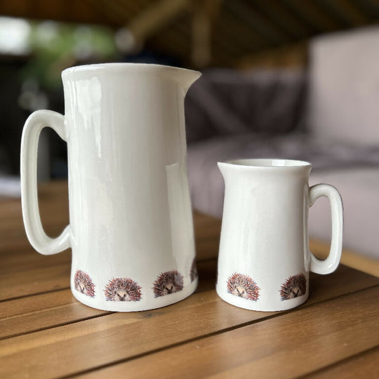 Fine China Hedgehog Jugs