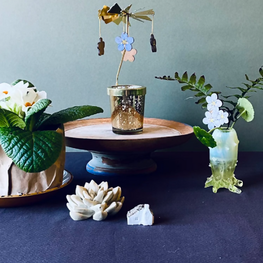 Forget me Not Candle Carousel