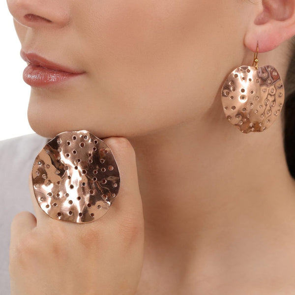 CAPE SUN Copper EARRINGS