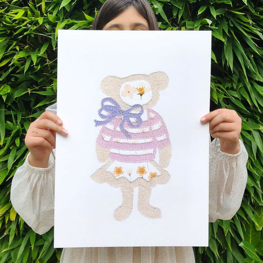 Dora The Bear Art Print