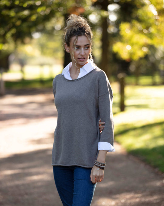 Clarissa Oversized Cotton Jumper